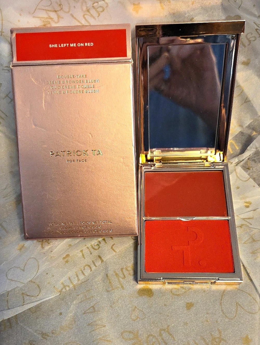 Patrick Ta Major Headlines Double-Take Crème & Powder Blush Duo Blush Duo in Red